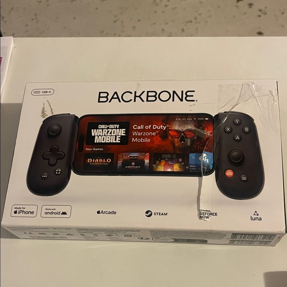Black Mobile Gaming Controller